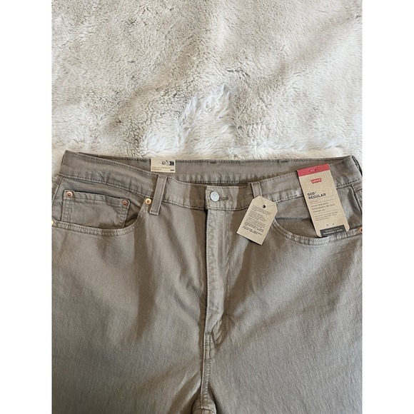 NEW Men's Levis‎ 505 Regular Jeans Stretch  Light Brown  W38 L32 - Picture 10 of 16